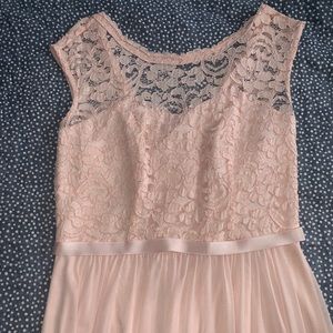 David’s Bridal Light Pink Dress